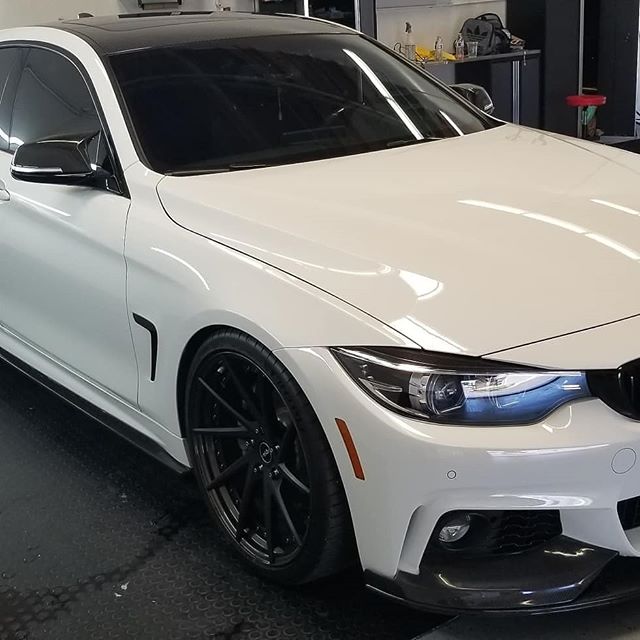 Tinted white Bmw